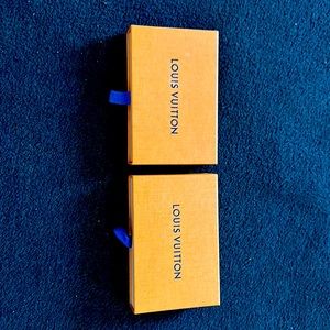 Louis Vuitton Authentic Small Empty Gift Box (2) 5.25" x 3.5" x 1"